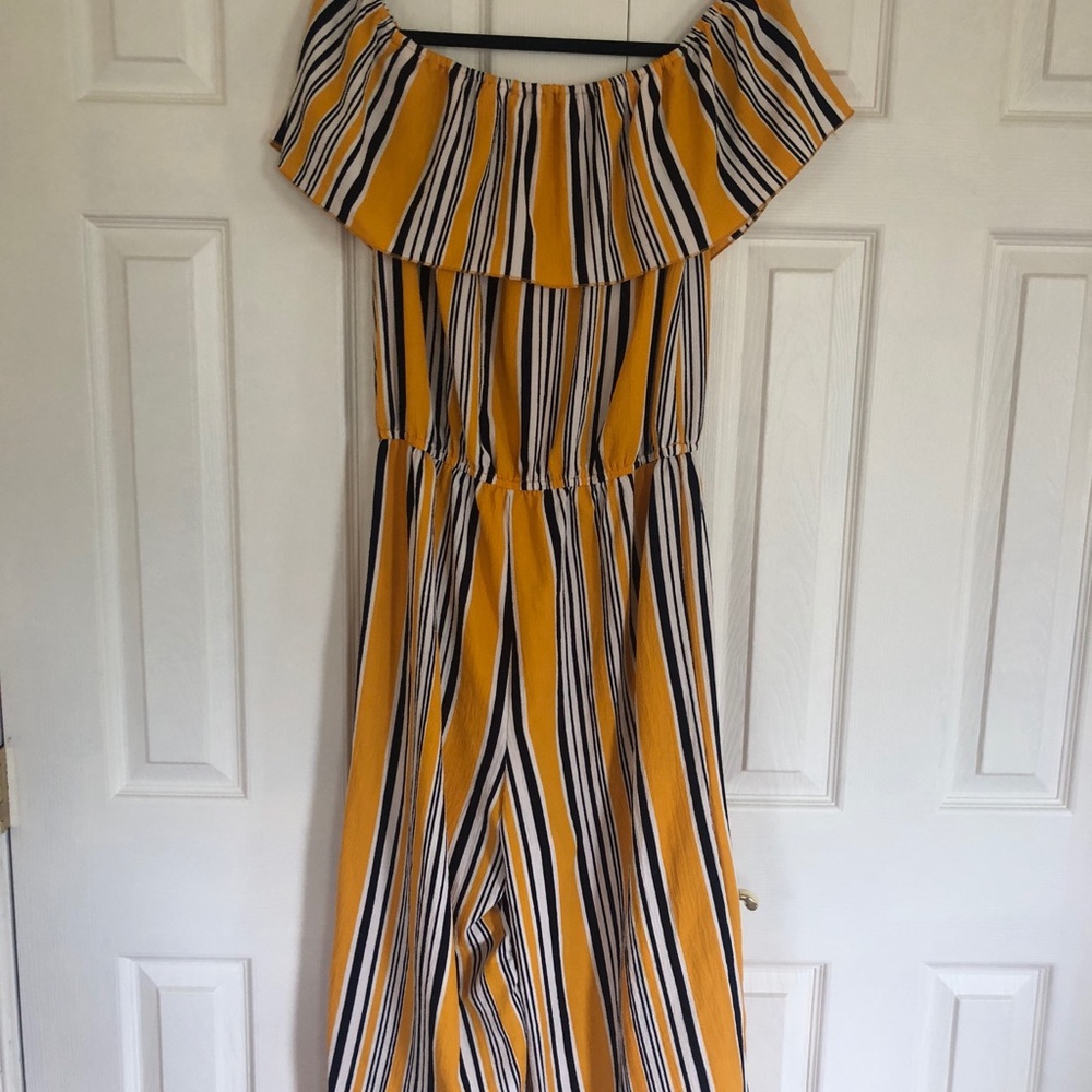Striped Jumpsuit